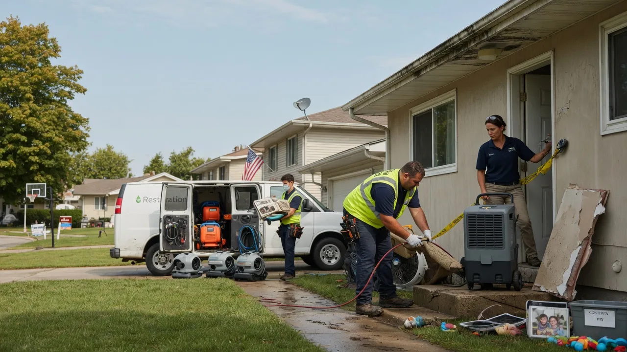 Water Damage Restoration in La Farge, WI near me